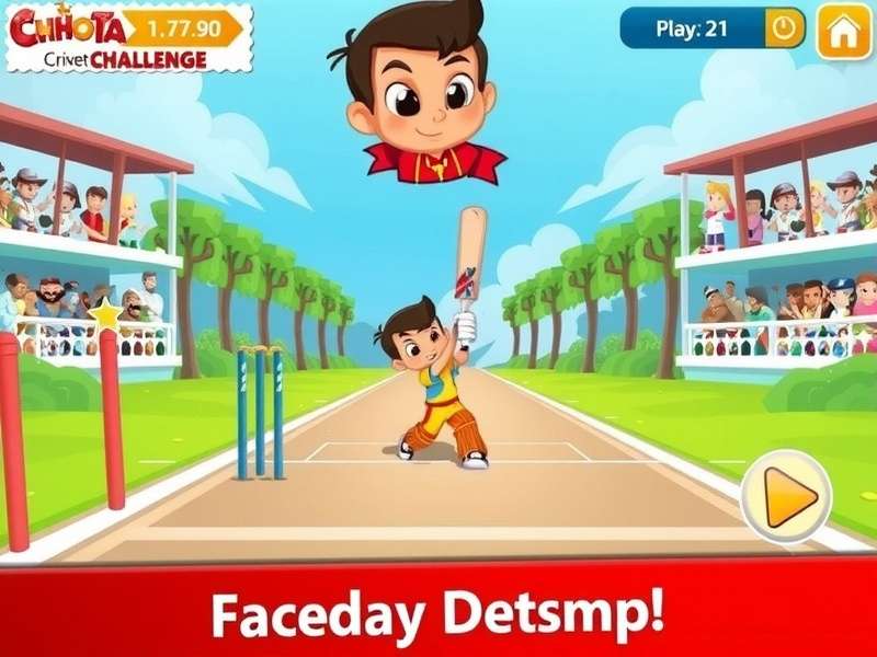 Chhota Bheem Cricket Challenge Gameplay Screenshot